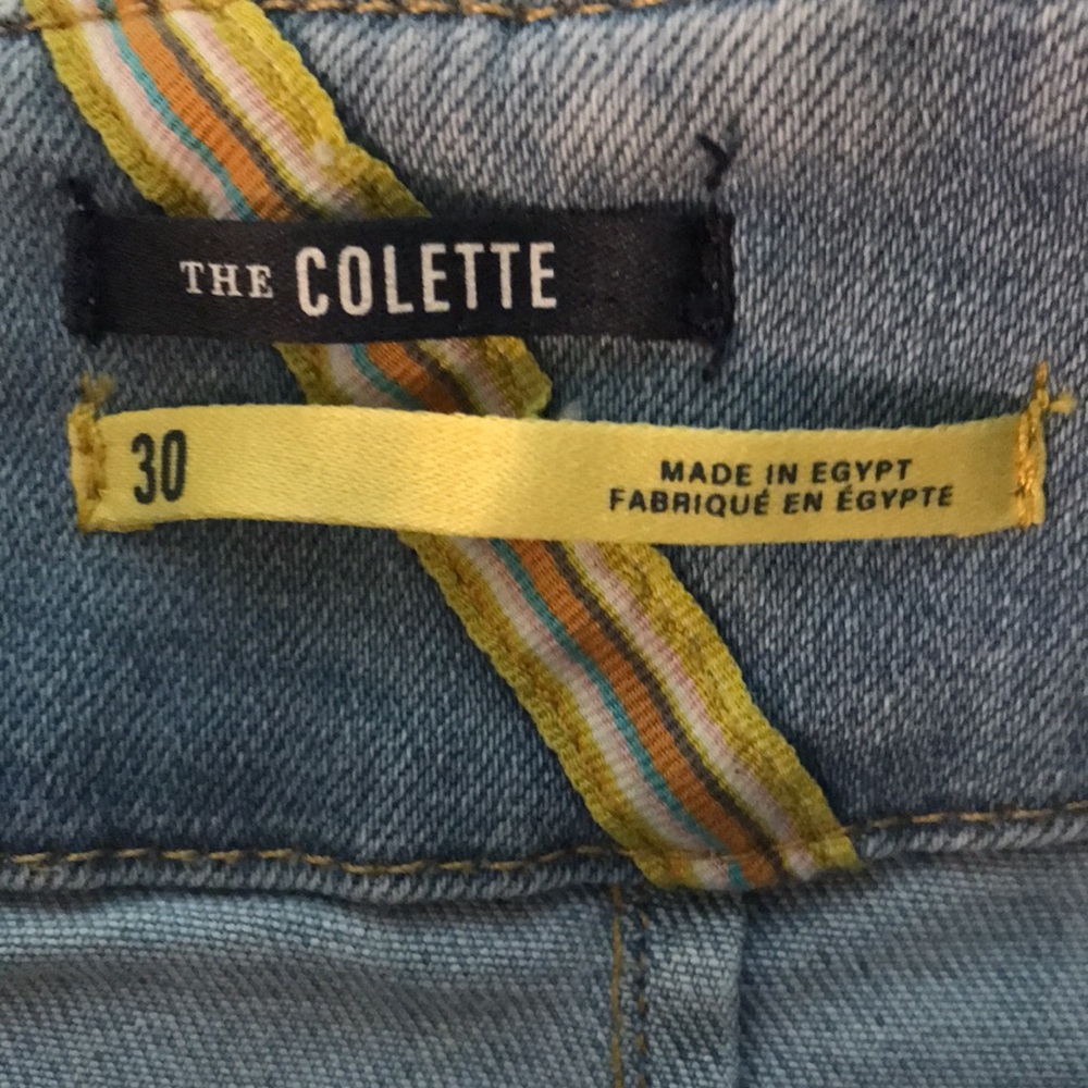 Maeve by Anthropologie Collette Light Wash Blue Denim Patch Pocket Jeans 30 - Picture 10 of 17